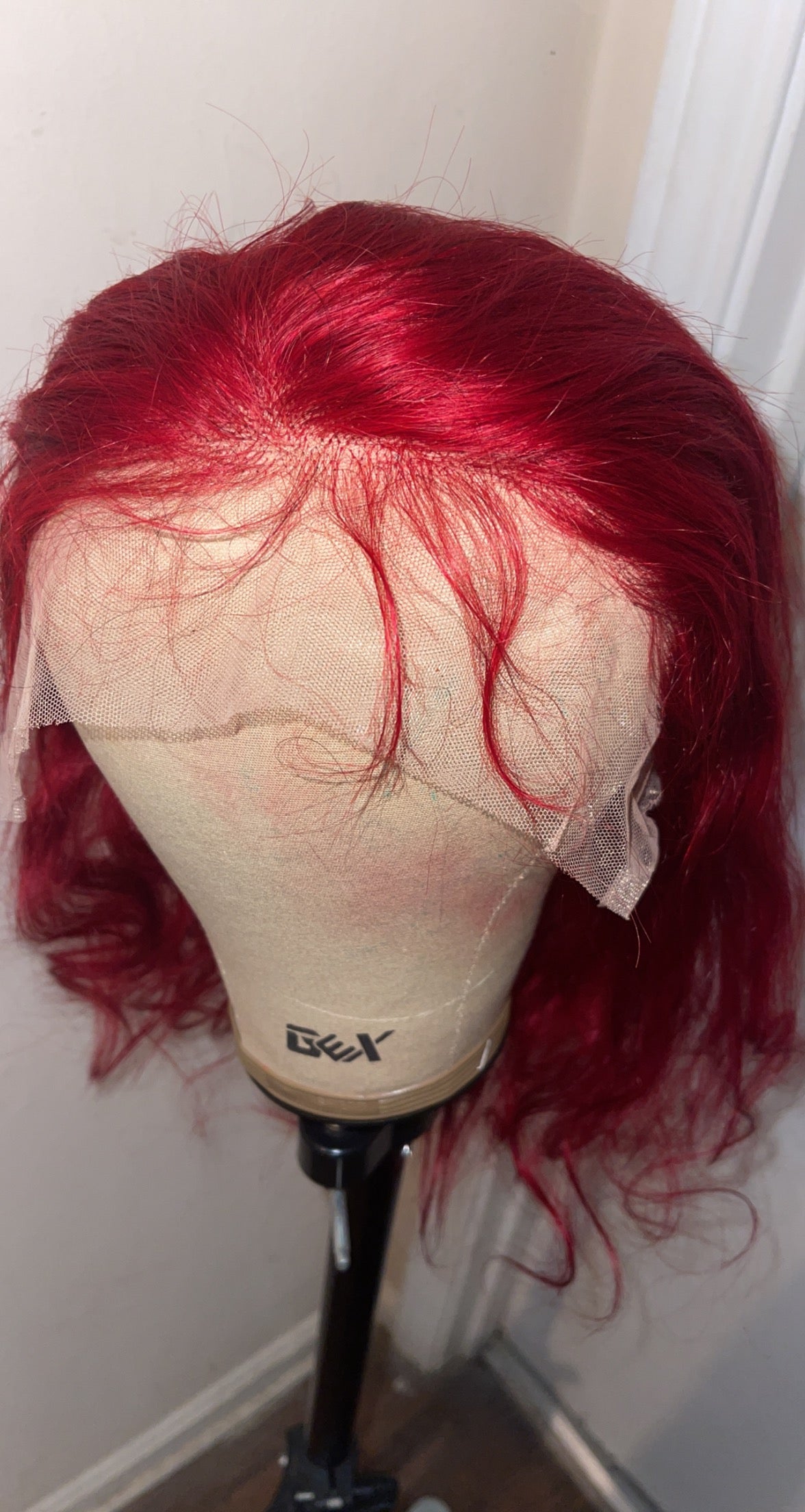 Red Lace Frontal wig